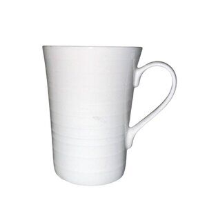 Mikasa Swirl White Bone China Mug Dishwasher & Microwave Safe 18 Oz
